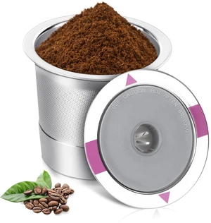 Stainless Steel Reusable K Cups Coffee Pods, 1 Pack Stainless Steel Reusable K Cups Coffee Pods, 1 Pack