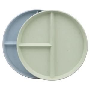 2 Pack 9 Inch Portion Control Divided Dinner Plates 2 Pack 9 Inch Portion Control Divided Dinner Plates