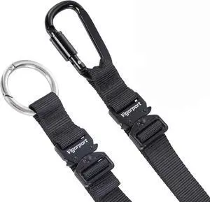 Vigorport 2 Pack Add A Bag Luggage Strap Jacket Gripper, Heavy Duty Luggage Belt for Carry on Bag with Metal Carabiner, Travel Suitcase Accessories, Easy to Carry Your Extra Bags (Black, 2 Clips) Vigorport 2 Pack Add A Bag Luggage Strap Jacket Gripper, Heavy Duty Luggage Belt for Carry on Bag with Metal Carabiner, Travel Suitcase Accessories, Easy to Carry Your Extra Bags (Black, 2 Clips)