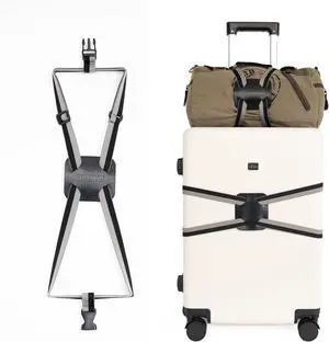 Luggage Straps Bag Bungees for Add a Bag Easy to Travel Suitcase Elastic Strap Belt (Gray/Black 1pcs) Luggage Straps Bag Bungees for Add a Bag Easy to Travel Suitcase Elastic Strap Belt (Gray/Black 1pcs)