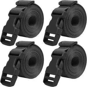 XTACER Backpack Accessory Strap Luggage Straps (Black - Release Buckle Straps (4-Pack)) XTACER Backpack Accessory Strap Luggage Straps (Black - Release Buckle Straps (4-Pack))