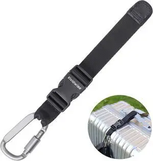 Luggage Straps, Add a Bag Luggage Strap Jacket Gripper, Luggage Straps Carry-on Baggage Suitcase Straps Belts Travel Accessories (Black, Hook x 1) Luggage Straps, Add a Bag Luggage Strap Jacket Gripper, Luggage Straps Carry-on Baggage Suitcase Straps Belts Travel Accessories (Black, Hook x 1)