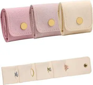 3 Pack Mini Jewelry Organizer, Travel Jewelry Case, Foldable Multifunctional Travel Jewelrys Pouch for Earrings, Necklaces, Rings, Chain Bracelets, Brooches 3 Pack Mini Jewelry Organizer, Travel Jewelry Case, Foldable Multifunctional Travel Jewelrys Pouch for Earrings, Necklaces, Rings, Chain Bracelets, Brooches