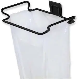 Metal Trash Bag Holder for Kitchen,Office,Dorm Room,Black, 9.3'' | Hanging Trash Can, Under Cabinet Hanger Rack,Space Saving Garbage Hook,Bag Holder for Plastic Bags , 9.3 * 5.9'' Metal Trash Bag Holder for Kitchen,Office,Dorm Room,Black, 9.3'' | Hanging Trash Can, Under Cabinet Hanger Rack,Space Saving Garbage Hook,Bag Holder for Plastic Bags , 9.3 * 5.9''