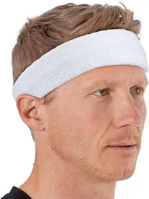 Tough Headwear Terry Cloth Headband - Sweat-Wicking Running Head Band - Basketball Accessories - Headband for Washing Face Tough Headwear Terry Cloth Headband - Sweat-Wicking Running Head Band - Basketball Accessories - Headband for Washing Face