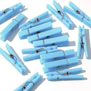 60Pcs Mini Clothespins for Baby Shower Games Boy Blue Clothes Pins 1.4 Inch | Plastic Mini Clothes Pins Bulk for Dont Say Baby Game, DIY Crafts, Photo Display, Party Favors and Decorations 60Pcs Mini Clothespins for Baby Shower Games Boy Blue Clothes Pins 1.4 Inch | Plastic Mini Clothes Pins Bulk for Dont Say Baby Game, DIY Crafts, Photo Display, Party Favors and Decorations