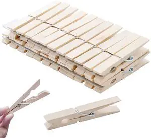 Clothes Pins Wooden Clothespins,Wood Clothes Pins Heavy Duty Outdoor 24 Pcs Clothes Pins Wooden Clothespins,Wood Clothes Pins Heavy Duty Outdoor 24 Pcs