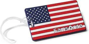 Samsonite Designer Luggage ID Tag, American Flag, One Size Samsonite Designer Luggage ID Tag, American Flag, One Size