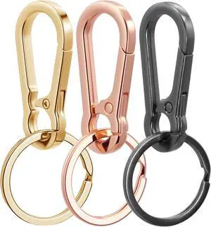 Metal Keychains Keyring Clip Holder Organizer Key Chain Ring For Accessories Women Men, Home Car Keys Metal Keychains Keyring Clip Holder Organizer Key Chain Ring For Accessories Women Men, Home Car Keys