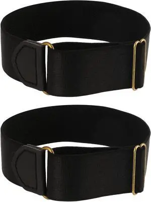 salbsever Elastic Black Arm Band Sleeve Garters Stretchy Adjustable Anti-Slip Shirt Long Sleeve Holders Armband for Men salbsever Elastic Black Arm Band Sleeve Garters Stretchy Adjustable Anti-Slip Shirt Long Sleeve Holders Armband for Men