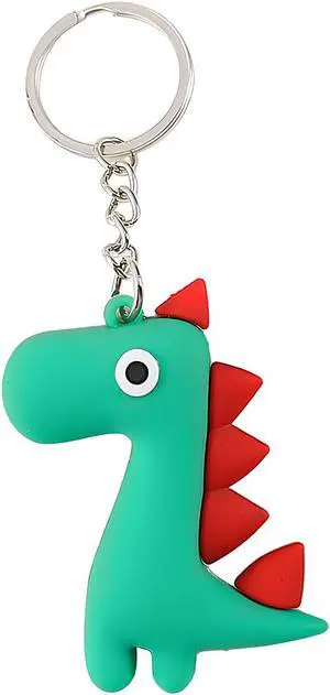 POYAMUSE Colorful Cartoon Dinosaur Keychain - Fun Novelty Dinosaur Charm Keyring for Boys Girls POYAMUSE Colorful Cartoon Dinosaur Keychain - Fun Novelty Dinosaur Charm Keyring for Boys Girls
