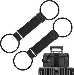2Pcs Luggage Straps Bag Bungee Luggage Straps Suitcase Adjustable BeltAdd a Bag Easy to Travel Suitcase Elastic Strap Belt Luggage Accessories(Black-2Pcs) 2Pcs Luggage Straps Bag Bungee Luggage Straps Suitcase Adjustable BeltAdd a Bag Easy to Travel Suitcase Elastic Strap Belt Luggage Accessories(Black-2Pcs)
