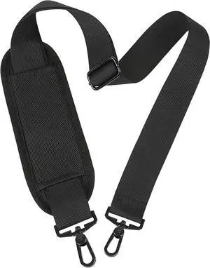 Taygeer Shoulder Strap, 52" Universal Replacement Laptop Bag Strap, Black | Adjustable Comfortable Padded Belt, with Metal Hooks, for Briefcase Computer Carrying Case Gym Duffel Messenger Bag Luggage Taygeer Shoulder Strap, 52" Universal Replacement Laptop Bag Strap, Black | Adjustable Comfortable Padded Belt, with Metal Hooks, for Briefcase Computer Carrying Case Gym Duffel Messenger Bag Luggage