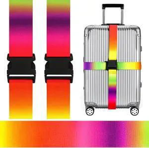 Gutsdoor Colorful 2 Pack Luggage Straps for Suitcases Travel Belt Connector Holds Suitcase Add a Bag Premium Accessories Unique Adjustable Strap Gutsdoor Colorful 2 Pack Luggage Straps for Suitcases Travel Belt Connector Holds Suitcase Add a Bag Premium Accessories Unique Adjustable Strap