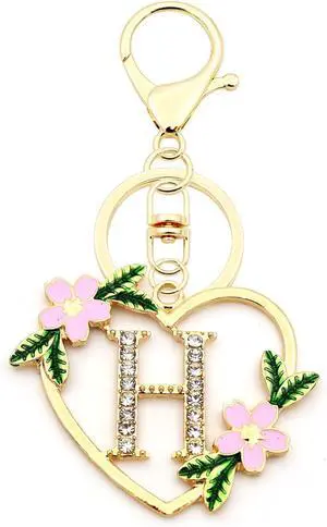 Elechobby Heart Shape Letter Keychain - Cute Accessory for Women,Sister,Mom,Bestie, Handbag Backpack Charm,Car Keyring Elechobby Heart Shape Letter Keychain - Cute Accessory for Women,Sister,Mom,Bestie, Handbag Backpack Charm,Car Keyring