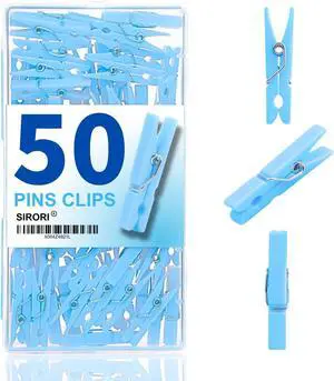 50PCS mini clothespins for Photos Clothes pins for Baby Shower Games and Decorations Plastic Blue Small Clothes pin for Girl (MINI Blue 50) 50PCS mini clothespins for Photos Clothes pins for Baby Shower Games and Decorations Plastic Blue Small Clothes pin for Girl (MINI Blue 50)