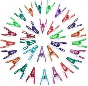 Chip Clips, 40 Pack Colorful Metal Chip Bag Clips with Rubber Caps PVC-Coated Strong Spring Steel Clip for Food Package, Chips Bag, Snack, Clothes pins, Paper, 5 Random Colors 2.2 Inch Chip Clips, 40 Pack Colorful Metal Chip Bag Clips with Rubber Caps PVC-Coated Strong Spring Steel Clip for Food Package, Chips Bag, Snack, Clothes pins, Paper, 5 Random Colors 2.2 Inch