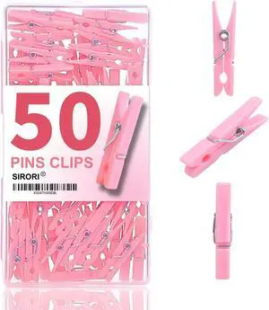 50PCS mini clothespins for Photos Clothes pins for Baby Shower Games and Decorations Plastic Pink Small Clothes pin for Girl (MINI Pink 50) 50PCS mini clothespins for Photos Clothes pins for Baby Shower Games and Decorations Plastic Pink Small Clothes pin for Girl (MINI Pink 50)