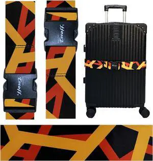 Teeoff Elastic Luggage Straps Suitcase Belts Travel Bag Accessories Adjustable 220CM (Geometric) Teeoff Elastic Luggage Straps Suitcase Belts Travel Bag Accessories Adjustable 220CM (Geometric)