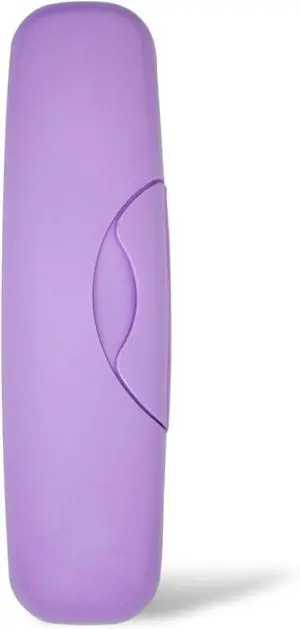 RADIUS Toothbrush Travel Case for Big Brush/Original/Scuba Brushes, BPA-Free Recycled Plastic, Portable for Bathroom, School, Home, Camping - Lavender (ONLY fits the Big Brush/Original/Flex/SCUBA) RADIUS Toothbrush Travel Case for Big Brush/Original/Scuba Brushes, BPA-Free Recycled Plastic, Portable for Bathroom, School, Home, Camping - Lavender (ONLY fits the Big Brush/Original/Flex/SCUBA)