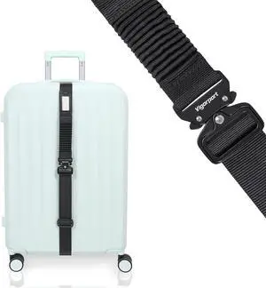 Vigorport Luggage Straps for Suitcases TSA Approved Suitcase Belt | Stretchable Travel Strap for Luggage, Heavy Duty Metal Buckle Luggage Belt Strap to Secure Suitcases Together Vigorport Luggage Straps for Suitcases TSA Approved Suitcase Belt | Stretchable Travel Strap for Luggage, Heavy Duty Metal Buckle Luggage Belt Strap to Secure Suitcases Together