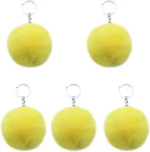 Unpafcxddyig 5 Pieces Pom Pom Keychains Faux Rabbit Fur Ball Keychain Fluffy Puff Ball Keyring Unpafcxddyig 5 Pieces Pom Pom Keychains Faux Rabbit Fur Ball Keychain Fluffy Puff Ball Keyring