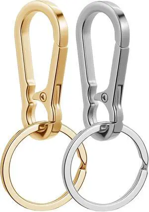 Metal Keychains Keyring Clip Holder Organizer Key Chain Ring For Accessories Women Men, Home Car Keys Metal Keychains Keyring Clip Holder Organizer Key Chain Ring For Accessories Women Men, Home Car Keys