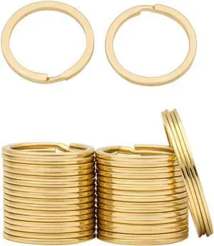 20 Pack Key Ring Keychain 1 Inch 25mm Diameter Metal Flat Split Key Chains Rings for Home Car Dog Tag Office Lanyards Keys Attachment Golden 20 Pack Key Ring Keychain 1 Inch 25mm Diameter Metal Flat Split Key Chains Rings for Home Car Dog Tag Office Lanyards Keys Attachment Golden