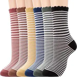 Women Ruffle Striped Frilly Socks Cotton Checkered Crew Socks | Cute Frilly Stripes Checker Design,Soft Stretchy Cotton Blend,Quality Comfort, Ladies Girls Retro Casual Wear Gifts,US Women Women Ruffle Striped Frilly Socks Cotton Checkered Crew Socks | Cute Frilly Stripes Checker Design,Soft Stretchy Cotton Blend,Quality Comfort, Ladies Girls Retro Casual Wear Gifts,US Women
