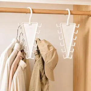 12 Hooks Space Saving Closet Hanger Organizer | Vertical V-shape Tier Frame Holds Shirts, Hats, Ties, Belts and Scarves, Closet Storage Organizer for Wardrobe Space Saver 12 Hooks Space Saving Closet Hanger Organizer | Vertical V-shape Tier Frame Holds Shirts, Hats, Ties, Belts and Scarves, Closet Storage Organizer for Wardrobe Space Saver