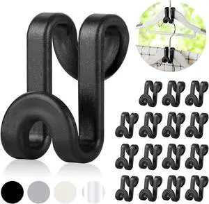 Mlici Clothes Hanger Connectors - 60 Pcs Multi-Level Cascading Hooks, Black | Heavy Duty Plastic Hooks for Space Saver Closet Organizer, College Dorm Essentials, Easy to Use, Heavy Duty Up to 11 lbs Mlici Clothes Hanger Connectors - 60 Pcs Multi-Level Cascading Hooks, Black | Heavy Duty Plastic Hooks for Space Saver Closet Organizer, College Dorm Essentials, Easy to Use, Heavy Duty Up to 11 lbs