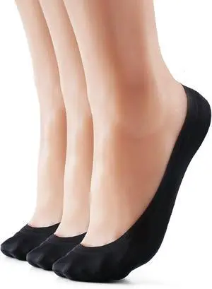 No Show Socks Women Nylon Low Non-Slip Thin Liner Socks for Flats | Breathable material, Invisible hidden in high heels, Double anti-slip grip, Snug fit for ballet shoes casual No Show Socks Women Nylon Low Non-Slip Thin Liner Socks for Flats | Breathable material, Invisible hidden in high heels, Double anti-slip grip, Snug fit for ballet shoes casual