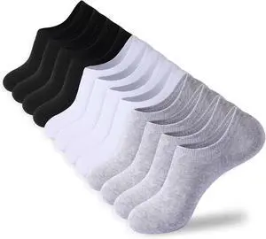 6/12 Pairs No Show Cotton Low Cut Socks - Men & Women's Bulk Liner Socks 6/12 Pairs No Show Cotton Low Cut Socks - Men & Women's Bulk Liner Socks