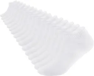 DarkCom Low Cut Ankle Socks for Women and Men, 8 Pairs Thin Cotton Socks DarkCom Low Cut Ankle Socks for Women and Men, 8 Pairs Thin Cotton Socks