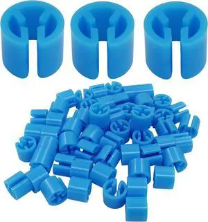 Clothes Hanger Marker Blank Clothing Tag Buckle, Blue, 100Pcs | Plastic Garment Size Markers, Colored Tag, For DIY Snap Labels Clothes Hanger Marker Blank Clothing Tag Buckle, Blue, 100Pcs | Plastic Garment Size Markers, Colored Tag, For DIY Snap Labels