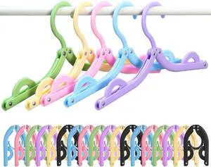 18pcs Travel Folding Hanger Household Multifunctional Portable Hanger 18pcs Travel Folding Hanger Household Multifunctional Portable Hanger