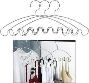 Tank Top Hangers Space Saving, 3 Pack Stainless Steel Bra Cami Hangers for Closet Organizer Heavy Duty Hanger for Tank Tops, Bra Lingerie, Sport Bra, Strap Dress and Camisoles Tank Top Hangers Space Saving, 3 Pack Stainless Steel Bra Cami Hangers for Closet Organizer Heavy Duty Hanger for Tank Tops, Bra Lingerie, Sport Bra, Strap Dress and Camisoles