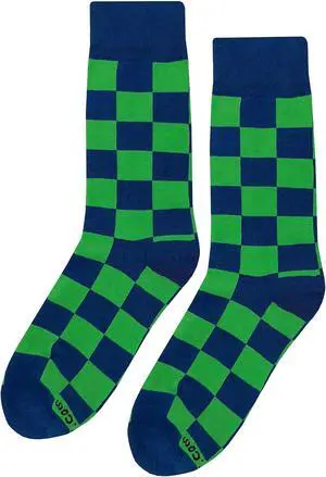 Checker Dress Socks Funny Novelty Crazy Fun Design Men Size 8-12 Cotton Casual Crew Colorful Funky Gift for Men Checker Dress Socks Funny Novelty Crazy Fun Design Men Size 8-12 Cotton Casual Crew Colorful Funky Gift for Men