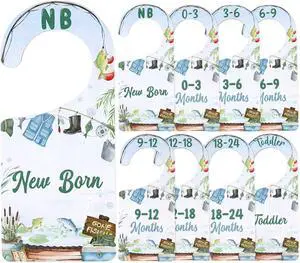 Fishing Baby Closet Dividers - Clothes Size Organizer 8PCS | Fishing Nursery Decor, Wooden Double-Sided Clothes Hanger Dividers, Newborn to Toddler, Clothing Storage, Baby Shower Fishing Baby Closet Dividers - Clothes Size Organizer 8PCS | Fishing Nursery Decor, Wooden Double-Sided Clothes Hanger Dividers, Newborn to Toddler, Clothing Storage, Baby Shower