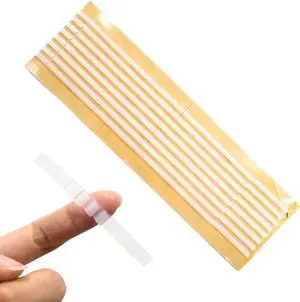 AUEAR, 100 Pack Clear Non-Slip Rubber Hanger Grips Strips Adhesive Clothes (2.76" x 0.24") AUEAR, 100 Pack Clear Non-Slip Rubber Hanger Grips Strips Adhesive Clothes (2.76" x 0.24")