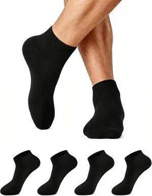 Stanpetix Men's Low Cut Ankle Socks 4 Pairs Stanpetix Men's Low Cut Ankle Socks 4 Pairs