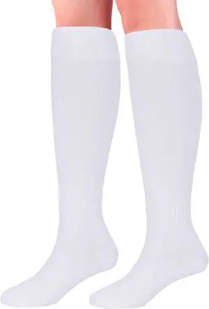 Knee-High Socks for Women,Unisex Solid Color Tube Long Socks(1 pair) | Breathable Knee High Socks for Men Women, Adult KneeHigh Hosiery Socks for Daily Casual Sports Wear Knee-High Socks for Women,Unisex Solid Color Tube Long Socks(1 pair) | Breathable Knee High Socks for Men Women, Adult KneeHigh Hosiery Socks for Daily Casual Sports Wear