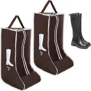 2pcs Boot Bags for Cowboy Boots for Travel11.4" X 8.6" X 19" | Portable Boot Storage for Travel Dust Proof Boot Storage Organizer Tall Boots Shoe Cover Protector Bag 2pcs Boot Bags for Cowboy Boots for Travel11.4" X 8.6" X 19" | Portable Boot Storage for Travel Dust Proof Boot Storage Organizer Tall Boots Shoe Cover Protector Bag