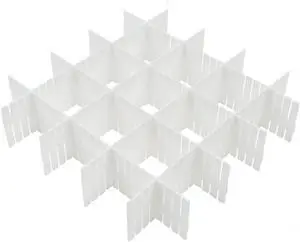 8Pcs Drawer Dividers, Adjustable Drawer Organizer for Socks, Underwear, Makeup, Can Help Tidy Kitchen, Bedroom, Dresser White 8Pcs Drawer Dividers, Adjustable Drawer Organizer for Socks, Underwear, Makeup, Can Help Tidy Kitchen, Bedroom, Dresser White