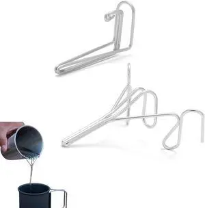 2 Pack Stainless Steel Cups Pourer Coffee Mugs Pour Spout Attachement Glass Teapot Spout Pourers for Porcelain Coffee Mug Pint Cups Metal Mixing Bowls Ceramic Tea Pot Camping Cookware Pots 2 Pack Stainless Steel Cups Pourer Coffee Mugs Pour Spout Attachement Glass Teapot Spout Pourers for Porcelain Coffee Mug Pint Cups Metal Mixing Bowls Ceramic Tea Pot Camping Cookware Pots