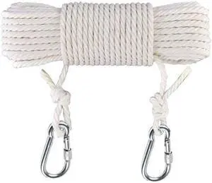 50 Ft Clothesline Long Clothes Line, Cotton Clothesline Rope Laundry Line Rope Craft Drying Rope Adjustable forCamping Travel & Home Use DIY Rope as Candle Replacement Wick Laundry Line Dryer Rope 50 Ft Clothesline Long Clothes Line, Cotton Clothesline Rope Laundry Line Rope Craft Drying Rope Adjustable forCamping Travel & Home Use DIY Rope as Candle Replacement Wick Laundry Line Dryer Rope