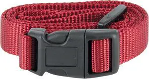 PetSafe 3/4 Inch Replacement Collar Strap, Rust/Red | No-Holes, Compatible with Many PetSafe Bark, Wireless Fence, in-Ground Fence, and Pawz Away Collars, Fits Necks 6-28 In PetSafe 3/4 Inch Replacement Collar Strap, Rust/Red | No-Holes, Compatible with Many PetSafe Bark, Wireless Fence, in-Ground Fence, and Pawz Away Collars, Fits Necks 6-28 In