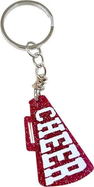 CHEER Game Day Keychain Megaphone drape keychain football cheerleading accessories CHEER Game Day Keychain Megaphone drape keychain football cheerleading accessories