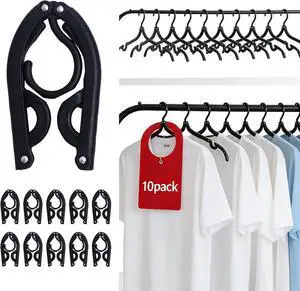 10Pcs Travel Hangers for Cruise Foldable Hangers - Portable Folding Clothes Hangers Travel Accessories Foldable Clothes Drying Rack Cruise Essentials 10Pcs Travel Hangers for Cruise Foldable Hangers - Portable Folding Clothes Hangers Travel Accessories Foldable Clothes Drying Rack Cruise Essentials