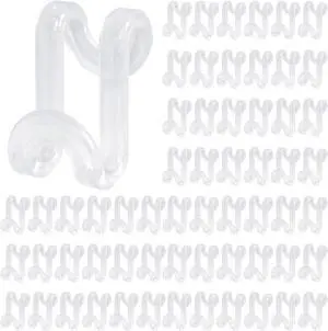 Hanger Hooks Space Saving, 60 PCS Clothes Hanger Connector Hooks | Closet Space Savers for Hanging Clothes, Clear Hanger Hooks Space Saving, 60 PCS Clothes Hanger Connector Hooks | Closet Space Savers for Hanging Clothes, Clear